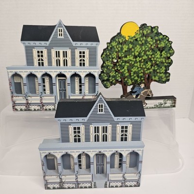 Sheila's Philadelphia Houses & Paul Reveres Ride 3-D Wooden Sitter Set Of 3