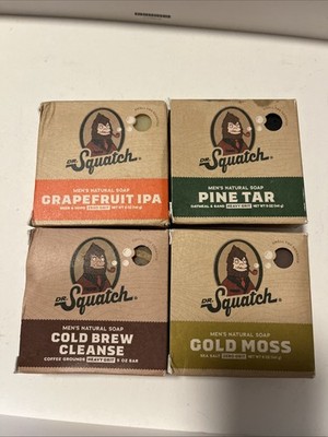 lot of 4Dr. Squatch Pine Tar Grapefruit IPA Cold Brew Cleanse Cold Moss 5oz ea
