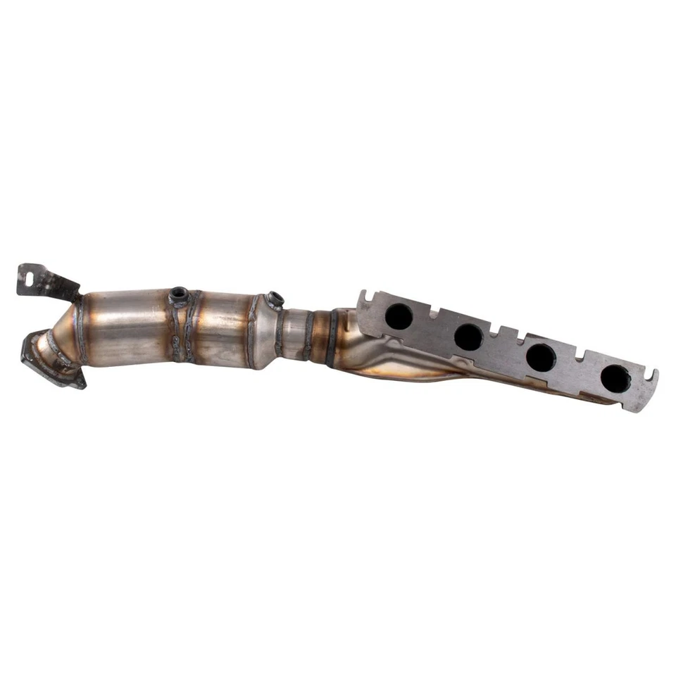 Left Exhaust Manifold Catalytic Converter Assembly Fits 2007-2011 Audi - Image 2 of 4