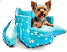 Center Console Dog Car Seat for Small Dogs under 15Lbs,Detachable Washable Boost