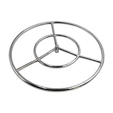  24-Inch Round Fire Pit 304 Stainless Steel 24" Burner Ring