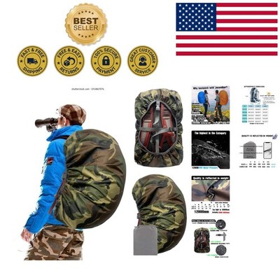 Upgraded Multilayer Waterproof Backpack Cover with Antislip Buckle - XL Size