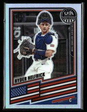 2026 Panini USA Baseball Stars & Stripes Prizm Ryder Helfrick #156 Silver