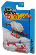 Hot Wheels HW City (2013) White & Red Island Hopper Helicopter Toy 46/250