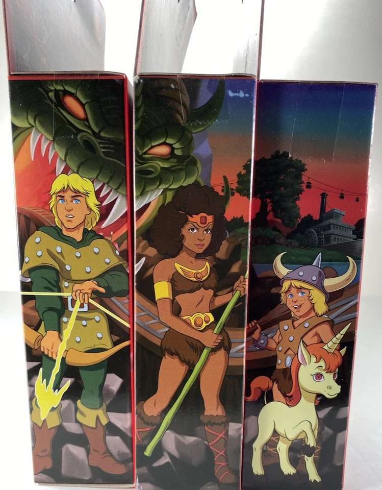 Dungeons & Dragons dibujos animados clásicos 3 figuras de acción Asstd Diana, Hank y Bobby Foto 3 de 4