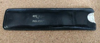 Pekrun Getriebe Iserloke 6" Pocket Slide Rule In Leather Case Vintage Well Used.