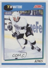 1991-92 Score Canadian Tim Watters #523 7k6