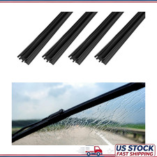 4pcs Wiper Blade Refills 18 Universal Frameless Silicone Inserts 4pcs Wiper Blade Refills 18 Universal Frameless Silicone Inserts