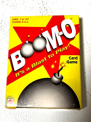 BOOM-O Card Game by Mattel, complete with original instructions, 2000 OOP
