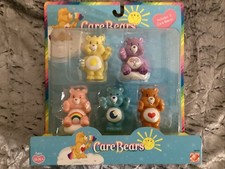 CareBears Play Set, Funshine Share Bedtime Cheer Tenderheart 2003 New Misprinted