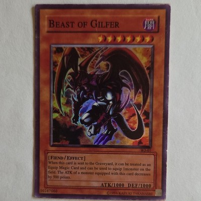 Konami Yu-Gi-Oh! TCG Beast of Gilfer YJ-01 Effekt EN ATK/DEF 1000/1000