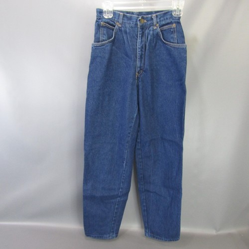 Brooks High Waist Jeans Vintage Denim Size 24x30 Classic Fit Womens Pleated - Picture 2 of 6