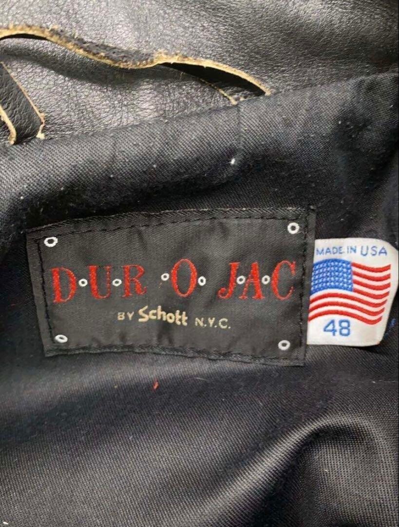 Schott D.U.R.O.J.A.C Western Fringe Leather Riders Jacket Blouson