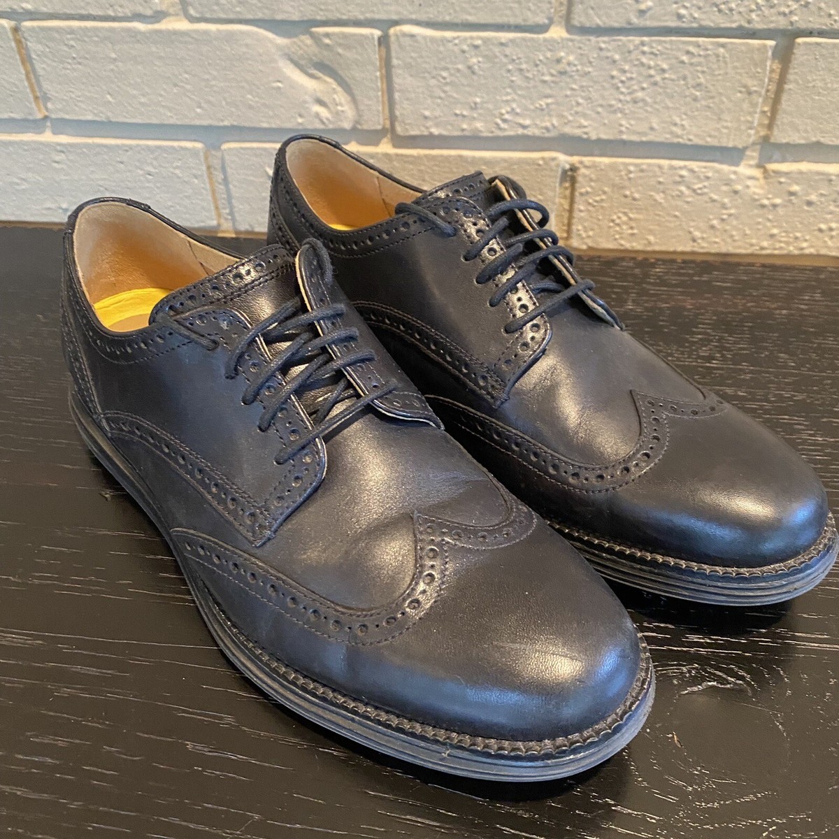 Cole Haan Men\'s OriginalGrand Wingtip Oxford C20770- Black Size 9 M Cole Haan Men main image 2