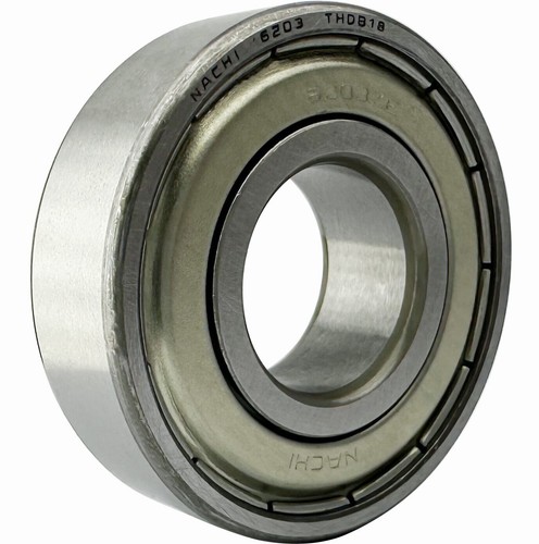 (Qty. 10) NACHI 6203ZZECM 6203ZZ 17X40X12MM Double Metal Seal Bearings - Picture 2 of 5