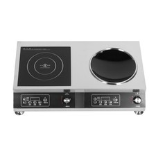 Fornello commerciale doppia induzione fornello fornello piano cottura ristorante