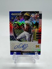 2020 Panini Prizm Draft Picks Donovan Peoples-Jones Rookie Auto #136 /99