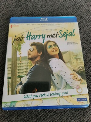 JAB HARRY MET SEJAL Blu-ray NEW SEALED Hindi Bollywood Indian Shah Rukh Khan