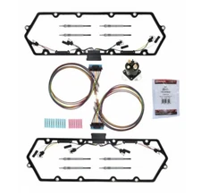 Valve Cover Gaskets + ZD-11 Glow Plugs + Relay for 99-03 7.3L Powerstroke