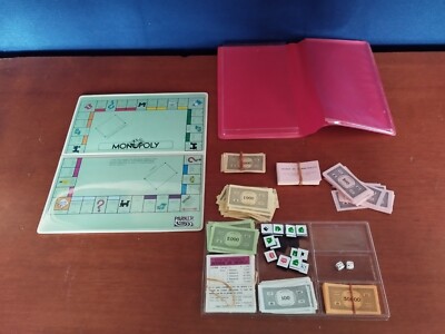 Jeu De Société Ancien MONOPOLY Édition PARKER Boîte Origine Vintage