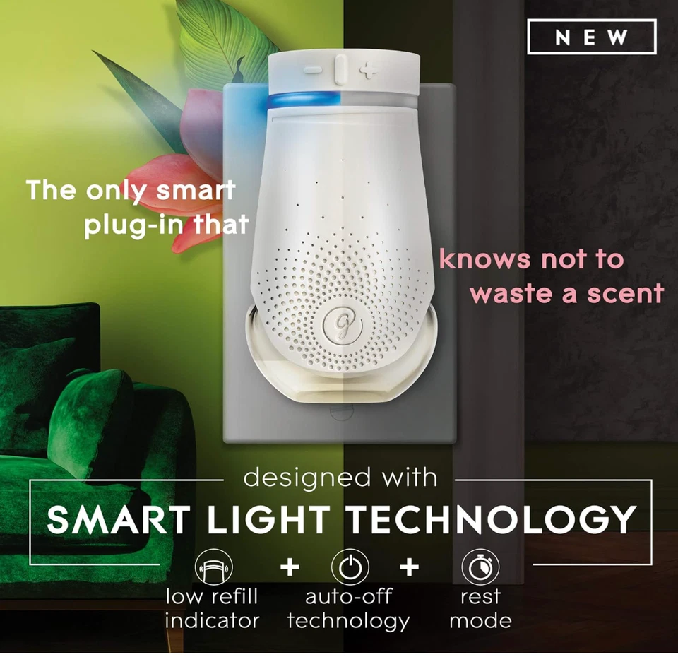 Стартовый комплект освежителя воздуха Glade Plugin Plus с подогревателем и заправками (326993) - Изображение 2 из 3