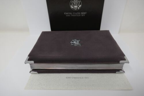 1989 S Prestige Proof Set Congress Bicentennial 90% Silver Dollar 7 US Mint Coin - Picture 16 of 16