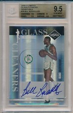 BILL RUSSELL 2010-11 PANINI LIMITED Glass Cleaners Signatures AUTO /25 BGS 9.5