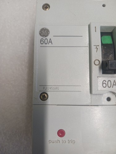 GE 60 AMP CIRCUIT BREAKER Naval FBV36TE060R2 Factory Seal 3 Pole 3 Ph (XX) - Picture 3 of 11