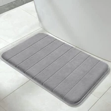 Yimobra Memory Foam Bath Mat Large Soft Comfortable Water Absorption Non-Slip