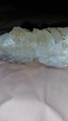 Quartz on pelion Rock, large natural crystal from Greece