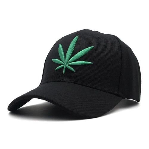 Neuf ! casquette Marijuana Weed 420 couleurs noir vert chapeau de baseball casquette - Photo 1 sur 4