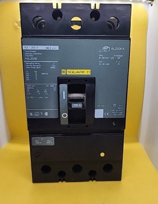 NEW! SQUARE D KAL26200 2POLES 200A 600V  CIRCUIT BREAKER