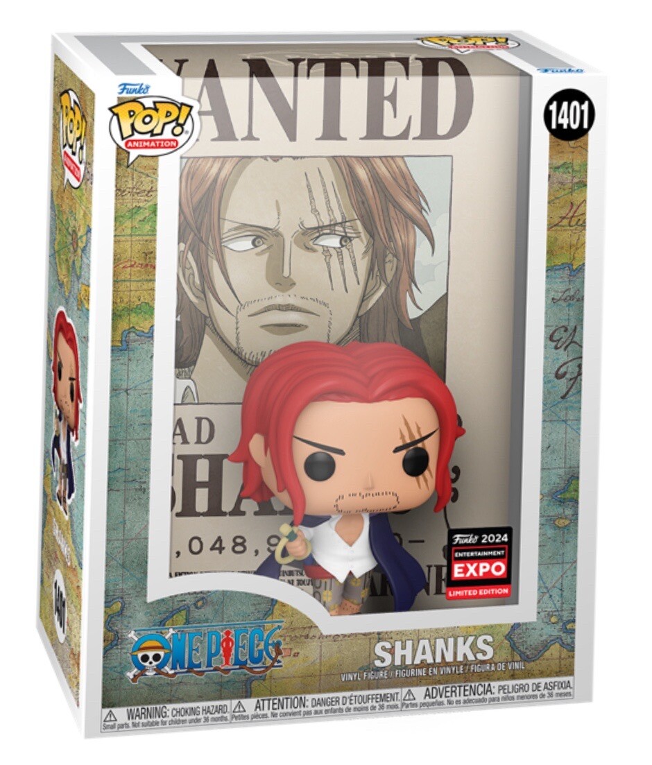 Funko POP! One Piece: Shanks Wanted Poster C2E2 Shared