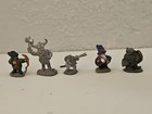 Vintage Dungeons and Dragons Dwarves  Metal Miniatures 1980s Lead Figure Lot