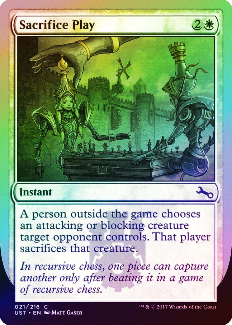 mtg 沼　URT Untable foil mtg 沼 URT Untable foil OMRSTPLRLCNSWMTCTHTALCNEE Unhinged