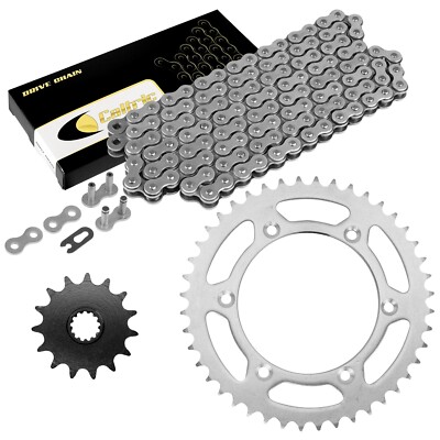 Drive Chain & Sprockets Kit for Suzuki DR-Z400SM 2005-2009 2013-2019 2021-2023
