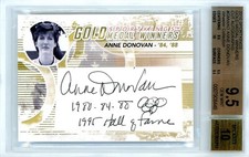 2010 SPORTKINGS GOLD MEDAL WINNERS 1/1 ANNE DONOVAN SIGNATURE! BGS 9.5 + AUTO 10