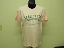 NEW- LAKE TAHOE CALIFORNIA  ADULT 2XLARGE 2XL PINK SHIRT BY J. AMERICA 63SM
