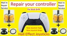 Repair Service - Fix Your Playstation 5 PS5 Controller Stick Drift - Hall Effect