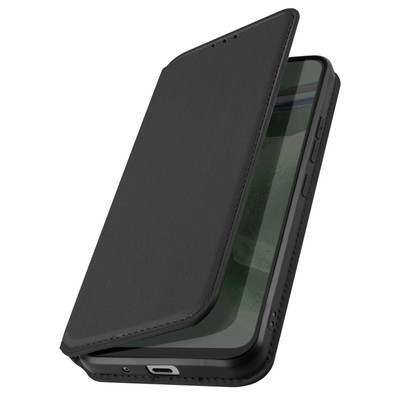 Flip Case for Honor 8 Magnetic Card Holder and Video Support Black
