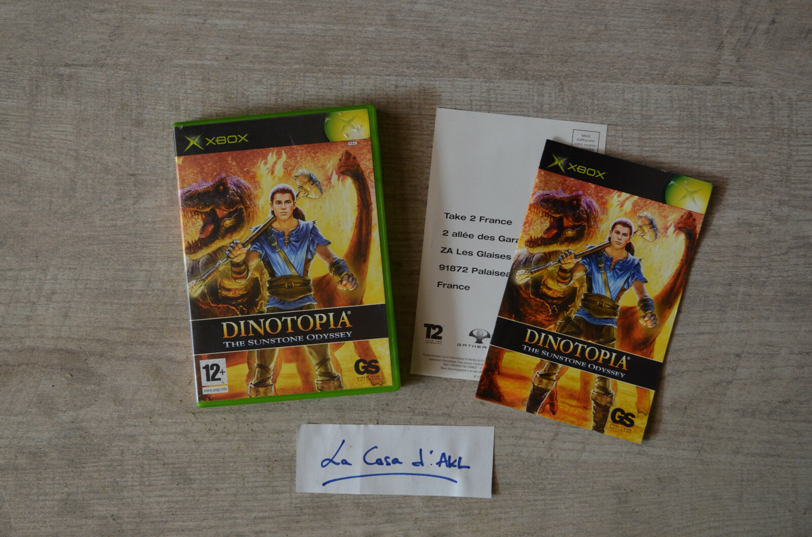 Dinotopia The Sunstone Odyssey complet sur XBOX classic 1ère Gen - TTBE