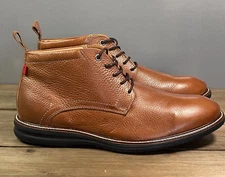 Marc Joseph New York Men's Dover St Boots Size 9 Brown Leather Lace Up