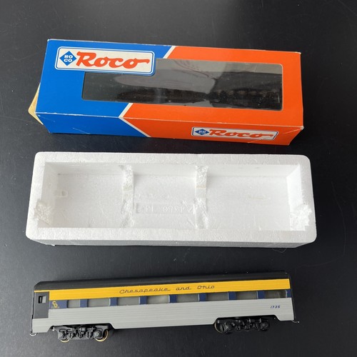 Coche autocar HO Mantua con lados de aluminio C&O Chesapeake y Ohio 1735  | Zustand: Used