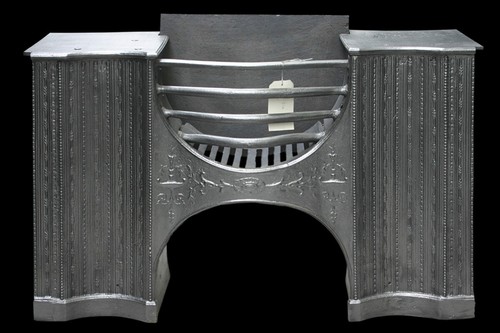 Georgian cast iron hob grate in the manner of Robert Adam - Picture 2 of 8