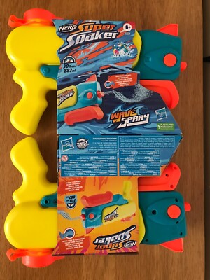Nerf Super Soaker Wave Spray Wasserpistole Konvolut #3