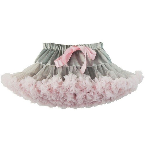 Skirts Solid Fluffy Tulle Princess Ball Gown Kids Ballet Party Performance Dress - Picture 39 of 39