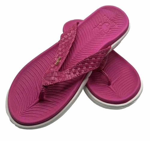 KuaiLu Womens Flip Flops Ladies Yoga Mat Comfortable Walking Thong Sandals Sz 9