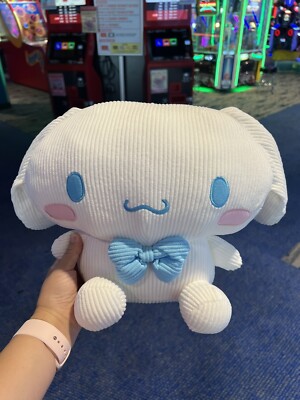 NWT Cinnamoroll Big Plush Winter Snow Ribbon 13'' Fuyru Sanrio Toreba Japan