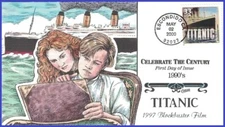 USA1 #3191l U/A COLLINS HAND PAINTED FDC   1990s Titanic Blockbuster Film
