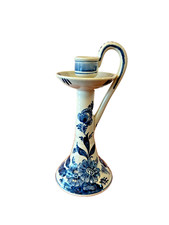 Kerzenst&auml;nder Delft Royal Holland handpainted mit Henkel